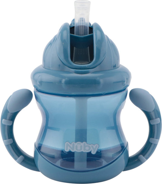 Nûby nuby flip-it drinkbeker - 240 ml - blauw