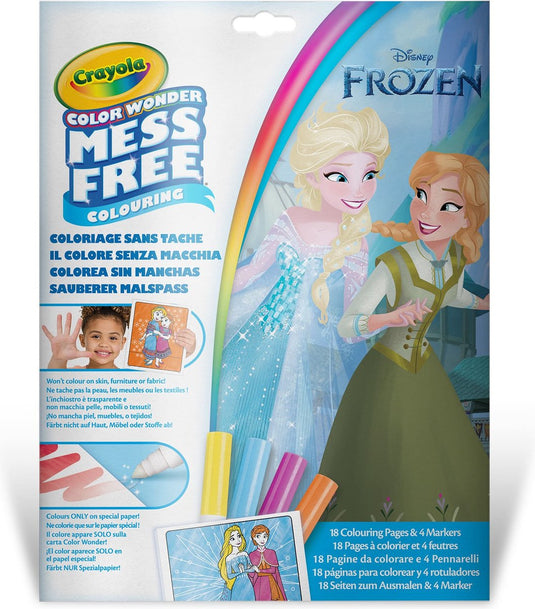 Crayola - color wonder - kleurboek - disney frozen - kleurplaten en stiften