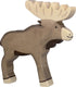Holztiger wildernis - eland - 19x3x18cm - houten figuur - handgemaakt