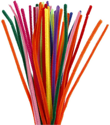 Creativ company https: www.cchobby.nl chenille-l-30-cm-dikte-6-mm-diverse-kleuren-50-div-1-doos