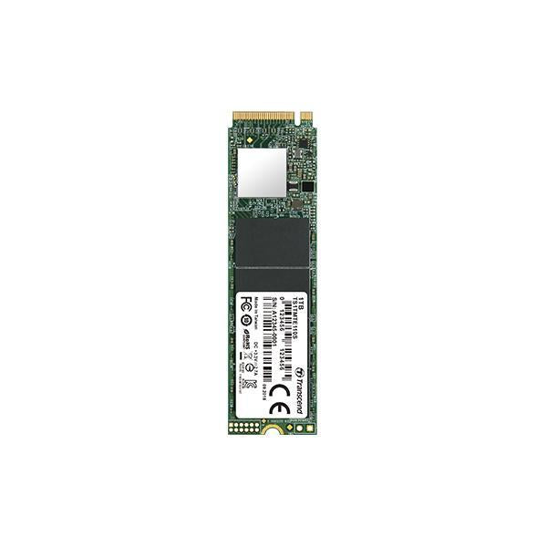 Load image into Gallery viewer, Transcend ts256gmte110s 110s pcie ssd, nvme pcie 3x4, 256gb, 3d nand, 1500 400 mb s, 90k iops
