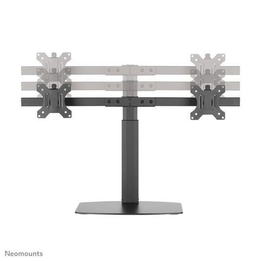 Neomounts fpma-d865dblack flatscreen bureausteun, 2x 10-27 , 12 kg, 35 - 46cm, 75x75 100x