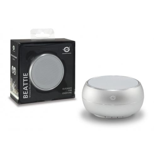 Load image into Gallery viewer, Conceptronic beattie 01s wireless bluetooth speaker, micro-usb, 3w, 150 - 20000 hz, silver
