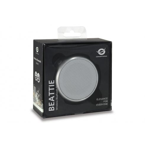 Load image into Gallery viewer, Conceptronic beattie 01s wireless bluetooth speaker, micro-usb, 3w, 150 - 20000 hz, silver
