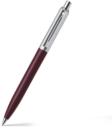 Sheaffer balpen sentinel 321 - burgundy brushed chrome chrome plated - sf-e23217251