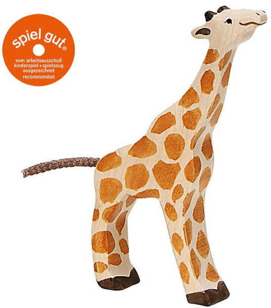 Holztiger houten giraffe klein