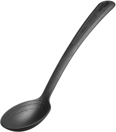 Westmark groentelepel, hittebestendig tot 270 °c 518 °f, extra diepe lepelkop, met interne schaalverdeling: 15, 30 en 45 ml, kunststof, gentle plus, zwart, 28612275