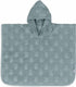 Jollein x nijntje- badponcho baby badstof - badcape kind met capuchon - miffy jacquard sea green