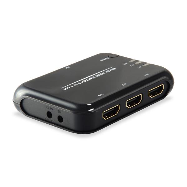 Load image into Gallery viewer, Equip 332721 hdmi switch, 3x, hdmi1.4, dolby true-hd, 7.1ch, black
