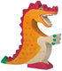 Holztiger sprookjes en ridders - draak rood - 17x3x16cm - houten figuur - handgemaakt