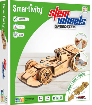 Smartivity constructieset - stem wheels - speedster - 6+