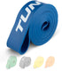 Tunturi power band - weerstandsband 20 tot 55 kg – pull up resistance band - fitness elastiek – 104 cm - incl trainingsapp - blauw