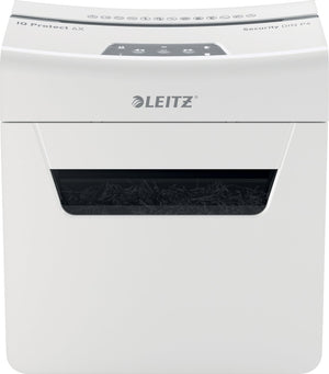 Leitz papierversnipperaar iq protect premium 6x wit