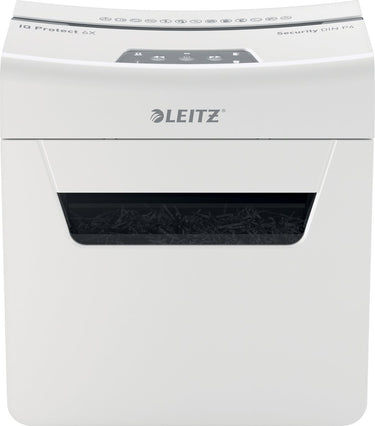 Leitz papierversnipperaar iq protect premium 6x wit