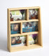 Walther rustic - fotolijst - fotoformaat 3x10x10 cm + 3x10x15 cm - natuur