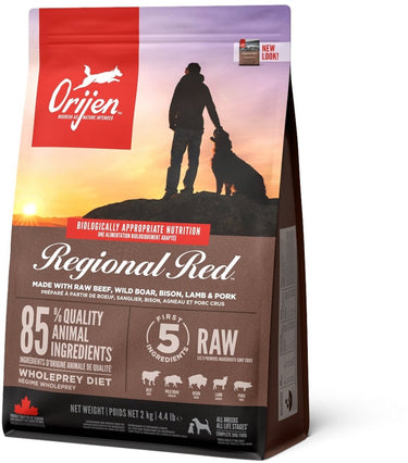 Orijen whole prey regional red dog - rund zwijn - hondenvoer - 2 kg