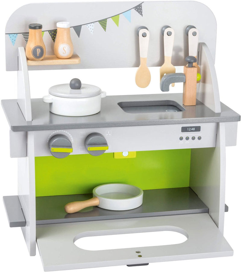 Load image into Gallery viewer, Small foot - houten speelkeuken compact, 9dlg.

