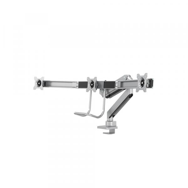 Load image into Gallery viewer, Neomounts neomounts nm-d775dx3silver flat screen desk mount, 17 27 , 6 kg, 100x100 mm, clamp, sil
