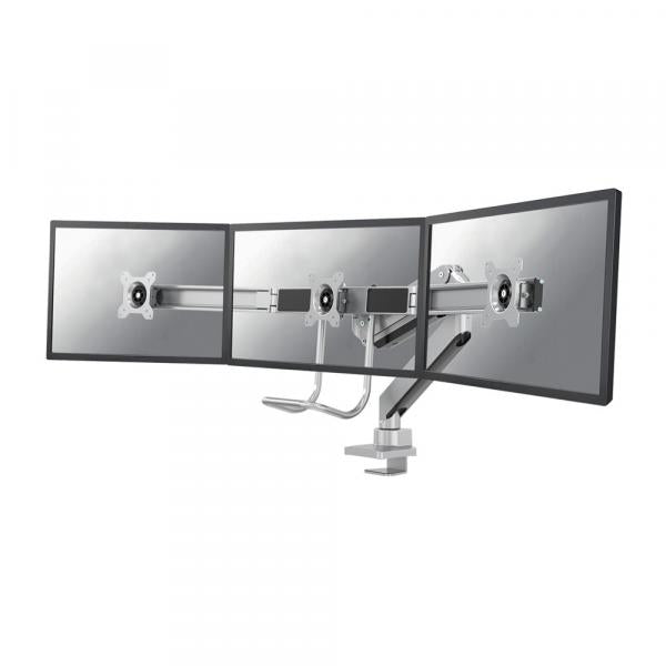 Load image into Gallery viewer, Neomounts neomounts nm-d775dx3silver flat screen desk mount, 17 27 , 6 kg, 100x100 mm, clamp, sil
