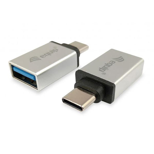 Equip 133473 usb adapter, usb type c -> usb type a, male female, silver