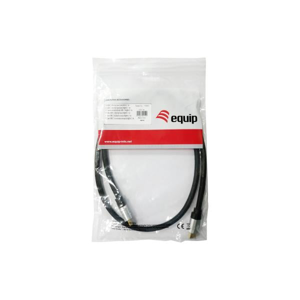 Load image into Gallery viewer, Equip 119380 hdmi 2.1 ultra high speed cable, hdmi type-a -> hdmi type-a, 48 gbit s, arc, 1m, black
