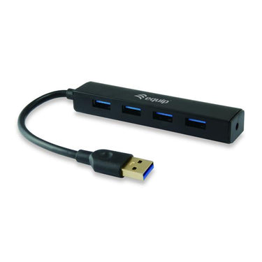 Equip 128953, 4-port usb hub, usb 3.2 gen 1 type-a, 5000 mbit s, black