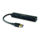 Equip 128953, 4-port usb hub, usb 3.2 gen 1 type-a, 5000 mbit s, black