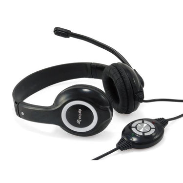 Equip 245301 gaming headset, usb, head-band, binaural, digital, black