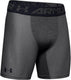 Under armour ua hg armour shorts-gry heren sportbroek - carbon heather - zwart
