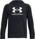 Under armour ua rival fleece bl hoodie unisex sporttrui - zwart - wit