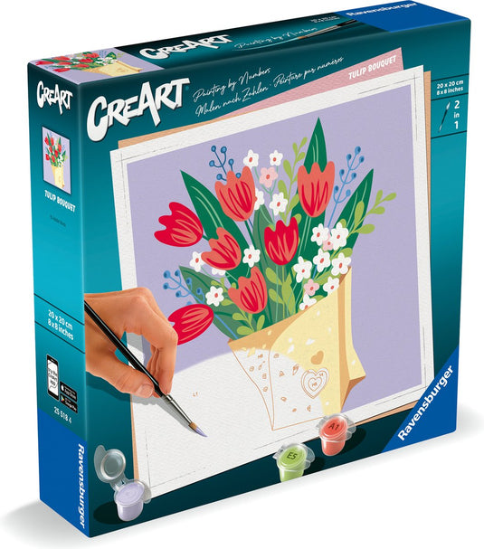 Ravensburger creart schilderen op nummer - tulpen boeket