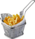Gefu bbq mini serveermand groot 25,1 x 11,2 cm – rvs – voor friet, snacks en bbq gerechten