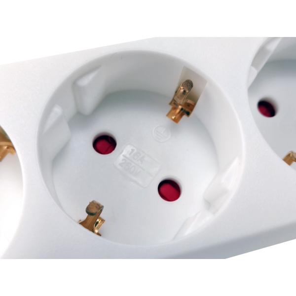 Load image into Gallery viewer, Equip 245552 6-outlet power strip with switch, 6x ac outlet(s) indoor, type f, 1.5 mm², 1.5 m
