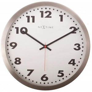 Nextime klok 2521 arabic, ø33 cm, wall, white