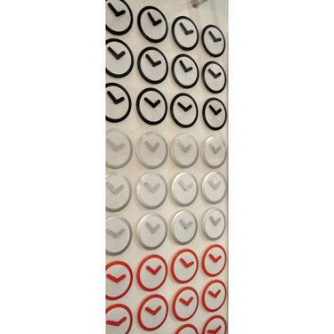 Nextime klok 2615zi focus, ø25 cm, wall, white silver
