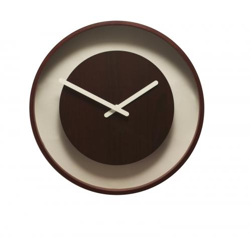 Nextime klok 3047 color change, ø28 cm, wall, brown