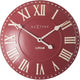 Nextime klok 3083ro london roman, ø34.5 cm, wall, red white