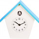 Nextime klok 3108bl birdy, 24.5x25.5x9.8 cm, wall, blue white