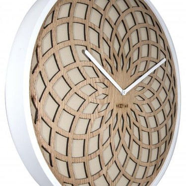 Nextime klok 3150be sun small, ø35 cm, wall, beige