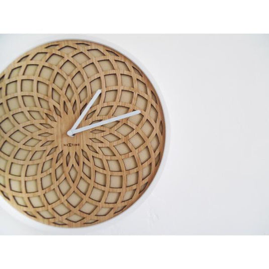 Nextime klok 3150be sun small, ø35 cm, wall, beige