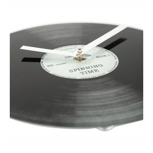 Nextime klok 5163 little spinning time, ø20 cm, wall, black