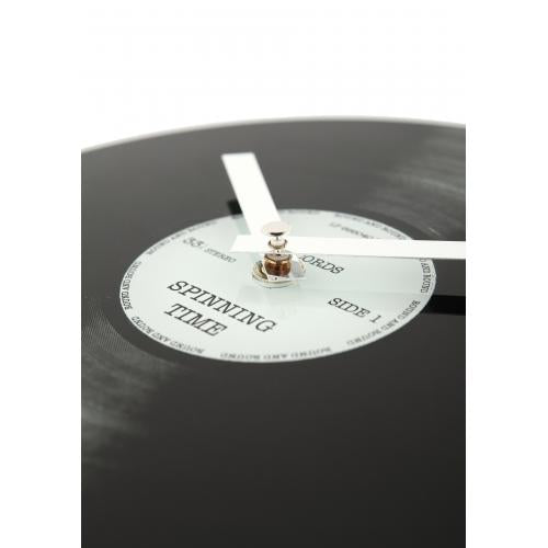 Nextime klok 5163 little spinning time, ø20 cm, wall, black