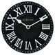 Nextime klok 5187zw london table, ø16 cm, wall, black white