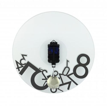 Nextime klok 8115 dropped, ø43 cm, wall, silver