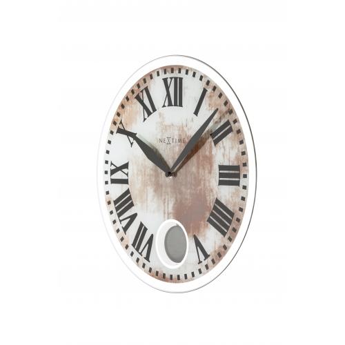 Nextime klok 8162 romana, ø43 cm, wall, white
