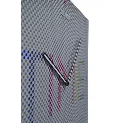 Nextime klok 8165 mistery - time, 43x43 cm, wall, metal