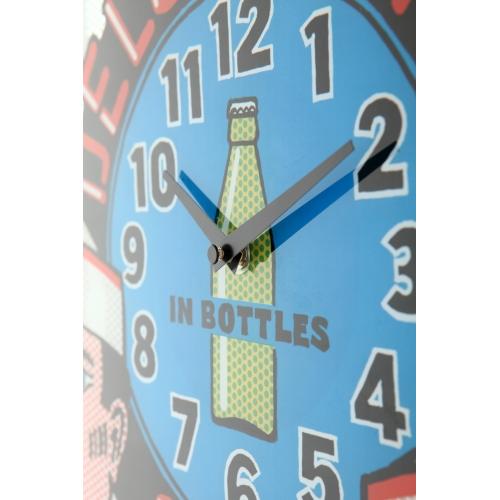 Load image into Gallery viewer, Nextime klok 8167 delux diner, 43x43cm, wall, multi-color
