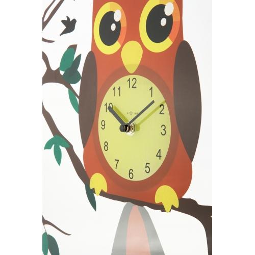 Load image into Gallery viewer, Nextime klok 8169 oohoo, ø43 cm, wall, multi-color
