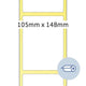 Thermotransfer etiketten herma 4095 wit 1000 etiketten