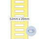 Thermotransfer etiketten herma 4066 wit 5000 etiketten
